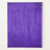 Paarse vederplant planner (Achterkant)