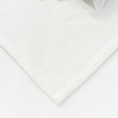 Paarse Veer Boho Waterverf Minimalistische Kunst Fleece Deken (Hoek)