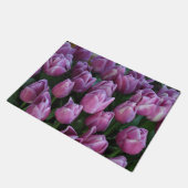 Paarse veertulpen deurmat (Schuin)