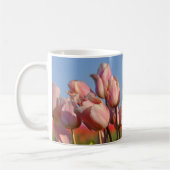 Paarse veertulpen koffiemok (Links)