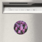 Paarse veertulpen magneet (Insitu (Vaatwasser))