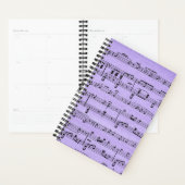 Paarse vel muziek planner (Display)