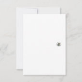 Paarse veld plat dank u kaart (Achterkant)