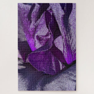 Paarse Velvet Iris Legpuzzel