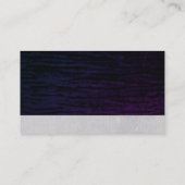 Paarse Velvet Visitekaartje (Achterkant)