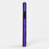 Paarse Velvet Walnut iPhone case *monogrammed* (Achterkant/rechts)