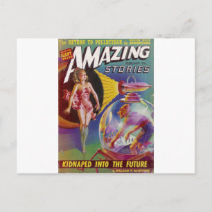 Paarse vent in een Wereldbol Briefkaart