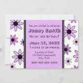 Paarse ventilator 10e aanloopkaart kaart (Achterkant)