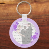 Paarse ventilator, aangepast Sleutelhanger (Voorkant)