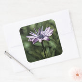 Paarse ventilator alleen staande vierkante sticker (Envelop)