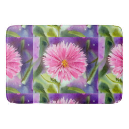 Paarse ventilator badmat