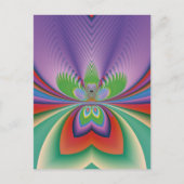 Paarse ventilator briefkaart (Voorkant)