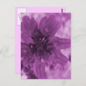 Paarse ventilator briefkaart (Voorkant / Achterkant)