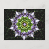 Paarse ventilator briefkaart (Voorkant)