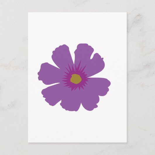 Paarse ventilator briefkaart (Voorkant)