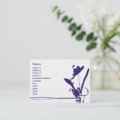 Paarse ventilator - Chubby Visitekaartje (Staand voorkant)