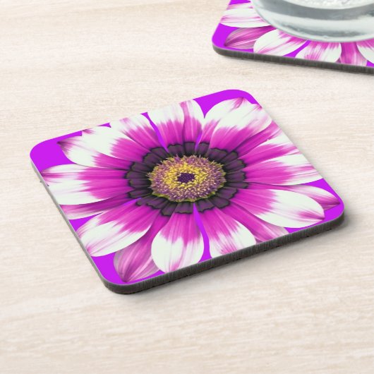 Paarse ventilator drankjes onderzetter (Linkerzijde)