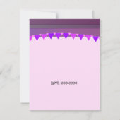 Paarse ventilator en aanvallenverklaring van de da kaart (Achterkant)