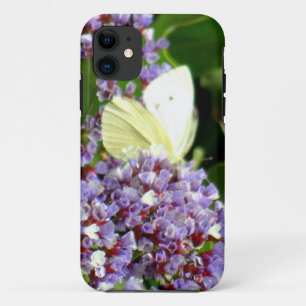 Paarse ventilator en vlinder Case-Mate iPhone case