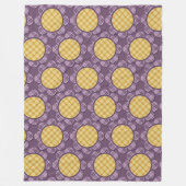 Paarse ventilator fleece deken (Voorkant)