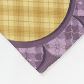 Paarse ventilator fleece deken (Hoek)