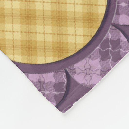 Paarse ventilator fleece deken (Hoek)