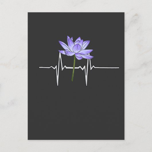 Paarse ventilator Gardener Briefkaart (Voorkant)