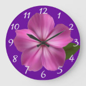 Paarse ventilator grote klok (Voorkant)