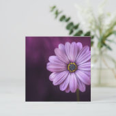 Paarse ventilator in Bloom Kaart (Staand voorkant)