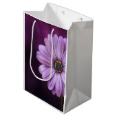 Paarse ventilator in Bloom Medium Cadeauzakje (Voorkant Gekanteld)