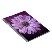 Paarse ventilator in Bloom Notitieboek (Rechterzijde)