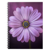 Paarse ventilator in Bloom Notitieboek (Voorkant)