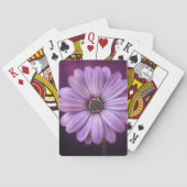 Paarse ventilator in Bloom Pokerkaarten (Achterkant)