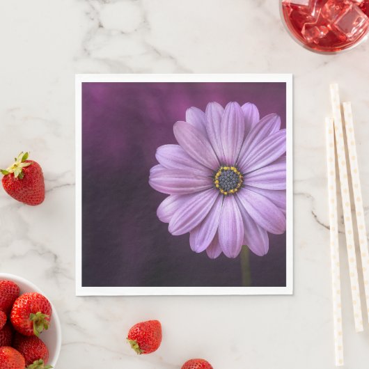 Paarse ventilator in Bloom Servet (Insitu)