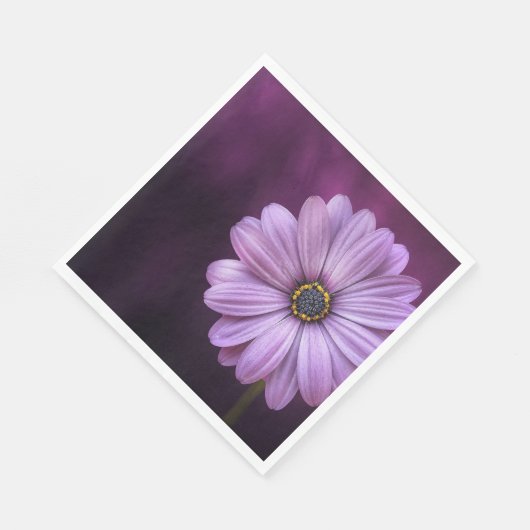 Paarse ventilator in Bloom Servet (Hoek)