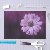 Paarse ventilator in Bloom Tissuepapier (Craft)