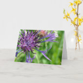 Paarse ventilator kaart (Gele Bloem)