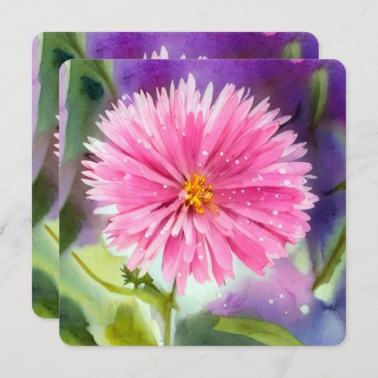 Paarse ventilator kaart (Voorkant / Achterkant)