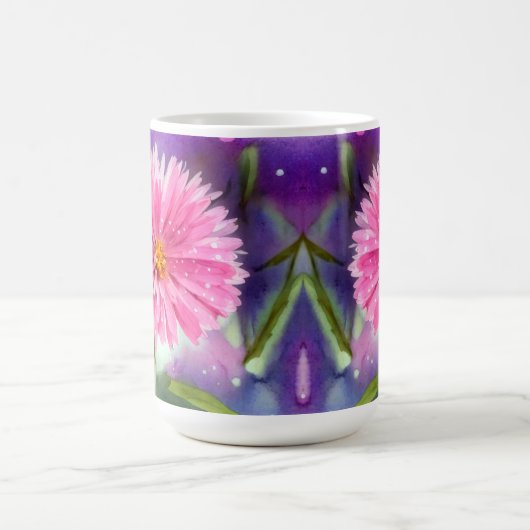 Paarse ventilator koffiemok (Center)