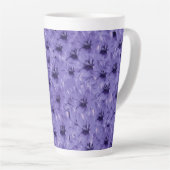 Paarse ventilator latte mok (Rechterhoek)