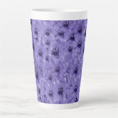 Paarse ventilator latte mok (Voorkant)