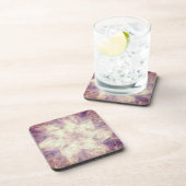  Paarse ventilator Mandala Bier Onderzetter (Rechterzijde)