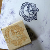 Paarse ventilator Mon Fairy Rubberstempel