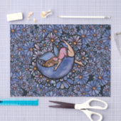 Paarse ventilator Mon Fairy Tissuepapier (Craft)