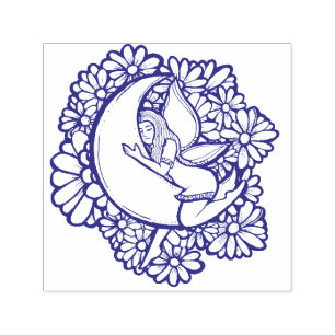 Paarse ventilator Mon Fairy Zelfinktende Stempel