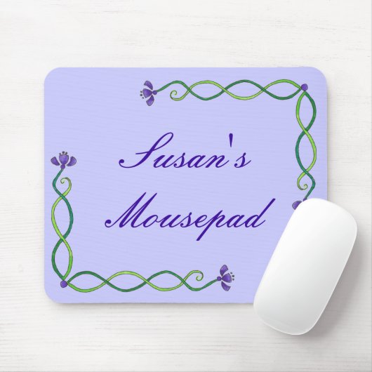 Paarse ventilator muismat (Met muis)