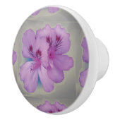 Paarse ventilator op zilvergrijze keramische knol keramische knop (Rechts)