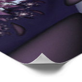  Paarse ventilator Poster (Hoek)