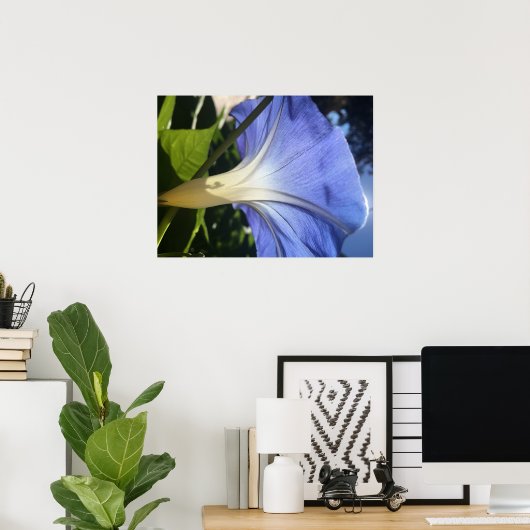 Paarse ventilator poster (Thuiskantoor)