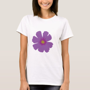 Paarse ventilator t-shirt